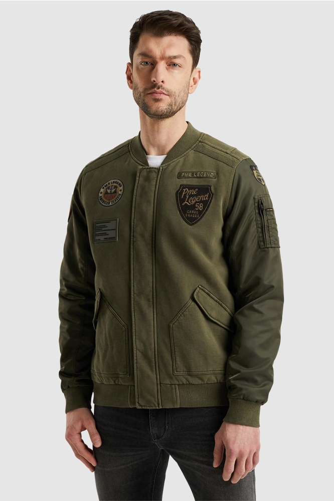 SWEAT JACKET IN A MATERIAL MIX PSW2402411 6149